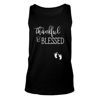Baby Announcements Funny Top For Two Pregnancytshir Unisex Tank Top | Mazezy