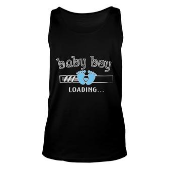 Baby Boy Loading Funny Pregnancy Announcement Mother To Be 1St Mom New Parent New Dad Mom Baby Unisex Tank Top - Thegiftio UK