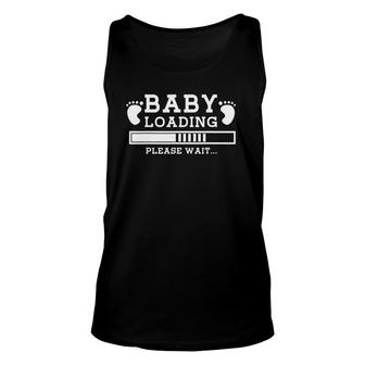 Baby Loading Matching Couple Baby Announcement Pregnancy Unisex Tank Top | Mazezy
