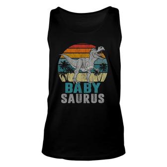 Babysaurusrex Dinosaur Baby Saurus Father's Day Unisex Tank Top | Mazezy