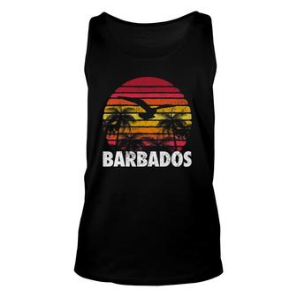 Barbados Vintage Retro Sunset 70'S 80'S Style Men Women Tank Top | Mazezy DE