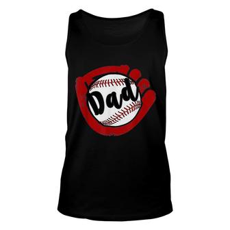 Baseball Dad For Baseball Softball Mom Unisex Tank Top | Mazezy