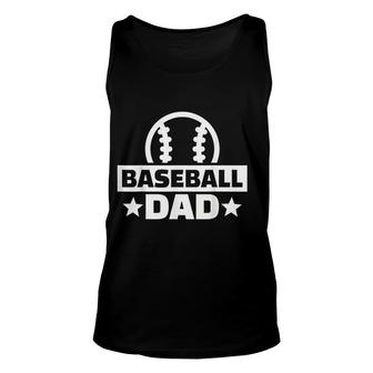 Baseball Dad Unisex Tank Top | Mazezy