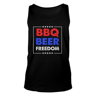 Bbq Beer Freedom Bbq Beer Freedom Unisex Tank Top | Mazezy
