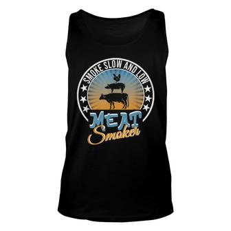 Bbq Smoker Accessory Pitmaster Grilling Dad Unisex Tank Top | Mazezy