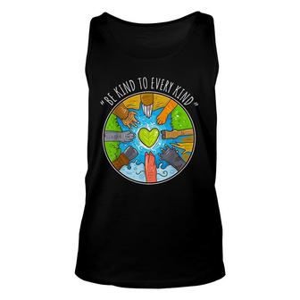Be Kind To Every Kind Animal Lovers Unisex Tank Top | Mazezy