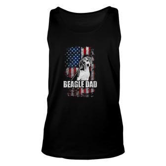 Beagle Dad Unisex Tank Top | Mazezy