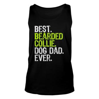 Bearded Collie Dog Dad Father's Day Dog Lovers Unisex Tank Top | Mazezy