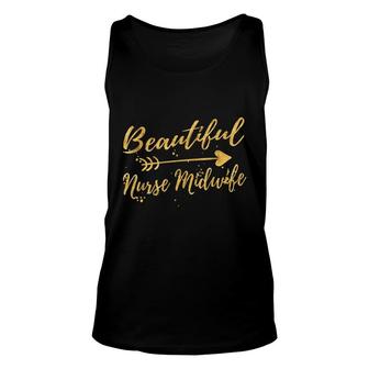 Beautiful Nurse Midwife Birthday Gifts For Women Unisex Tank Top - Seseable