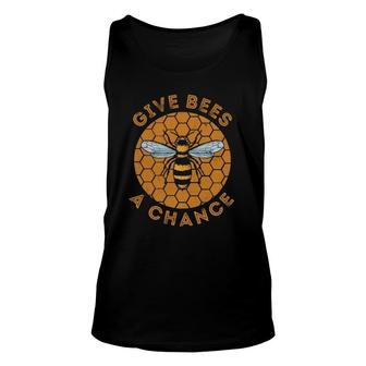 Beekeeper Honeycomb Bee Save The Bees Pullover Unisex Tank Top | Mazezy
