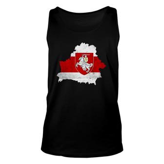 Belarus White Red Pagonya Flag Support Belarus Protesters Unisex Tank Top | Mazezy