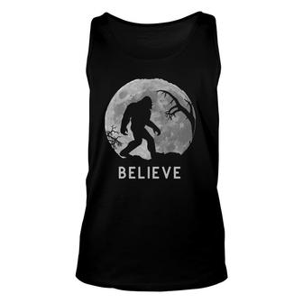 Believe Bigfoot Canadian And American Folklore Unisex Tank Top | Mazezy