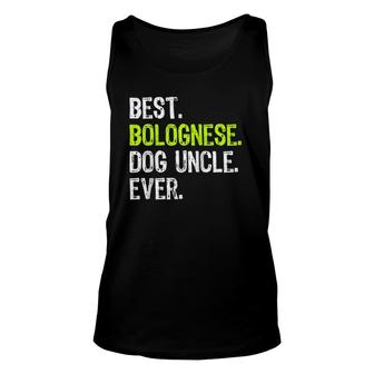 Best Bolognese Dog Uncle Ever Raglan Baseball Tee Unisex Tank Top | Mazezy