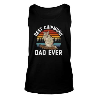 Best Chipmunk Dad Ever Chipmunk Lover Unisex Tank Top | Mazezy