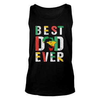 Best Dad Ever Juneteenth Flag Men Africa Map Freedom Day Unisex Tank Top | Mazezy