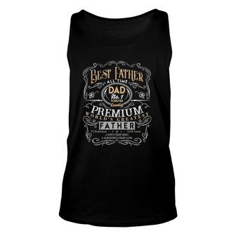 Best Father Dad World's Greatest No 1 Father's Day Unisex Tank Top | Mazezy