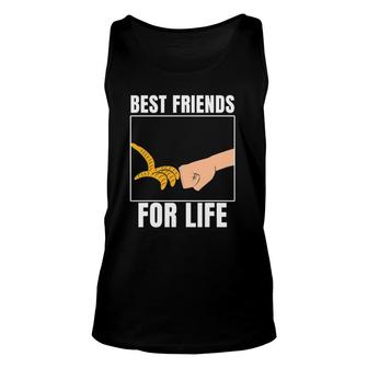 Best Friends For Life Chicken Fist Bump Unisex Tank Top | Mazezy