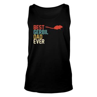 Best Gerbil Dad Ever Vintage Retro Unisex Tank Top | Mazezy