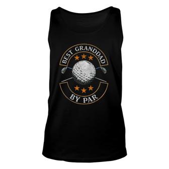 Mens Best Granddad By Par Golf Lover Sports Father's Day Tank Top | Mazezy UK