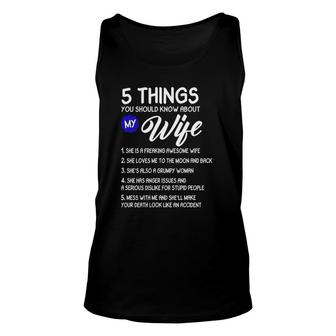 Mens Best Husband Anniversary From Wife To Him Proud Spoiled Tank Top | Mazezy