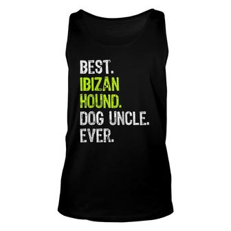 Best Ibizan Hound Dog Uncle Ever Raglan Baseball Tee Unisex Tank Top | Mazezy