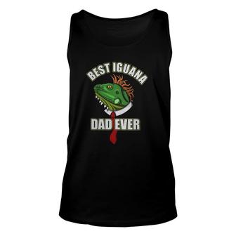Best Iguana Dad Funny Saying Reptile Lizard Unisex Tank Top | Mazezy