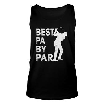 Best Pa By Par Father's Day Golf Gift Grandpa Unisex Tank Top | Mazezy