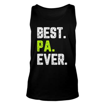 Best Pa Ever Cool Funny Unisex Tank Top | Mazezy
