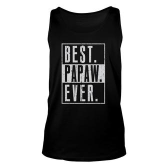 Best Papaw Ever American Flag Vintage For Men Father's Day Unisex Tank Top | Mazezy AU