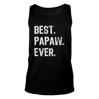 Best Papaw Ever Cool Funny Gift Father's Day Unisex Tank Top | Mazezy UK