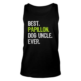 Best Papillon Dog Uncle Ever Raglan Baseball Tee Unisex Tank Top | Mazezy