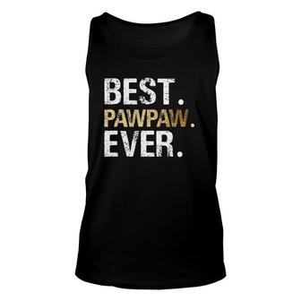 Mens Best Pawpaw Ever Graphic Great Fathers Day Grandparent Tank Top | Mazezy