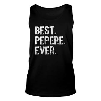 Best Pepere Ever Gift Father's Day Unisex Tank Top | Mazezy