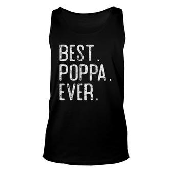 Best Poppa Ever Father's Day Gift For Poppa Unisex Tank Top | Mazezy