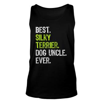 Best Silky Terrier Dog Uncle Ever Raglan Baseball Tee Unisex Tank Top | Mazezy