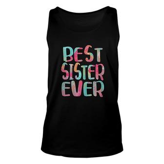 Best Sister Ever Mothers Day Gift Unisex Tank Top - Thegiftio UK