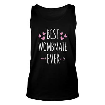 Best Wombmate Ever For Twins And Siblings Unisex Tank Top - Thegiftio UK