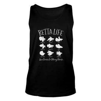 Betta Life Fish Aquarium Fish Keeping Unisex Tank Top | Mazezy