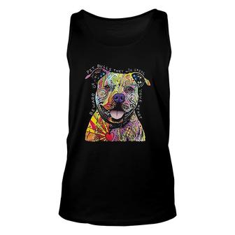 Beware Of Pitbulls Steal Your Heart Unisex Tank Top | Mazezy