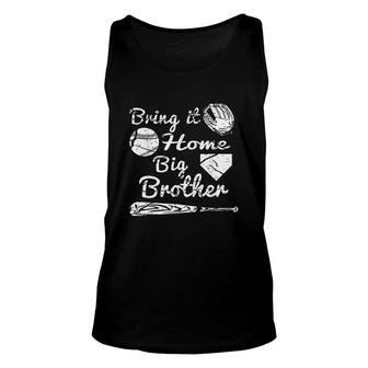 Big Brother Little Brother Baseball Bring It Home V2 Unisex Tank Top - Thegiftio UK