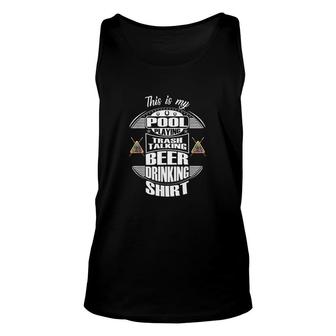 Billiards 8 Ball Pool Player Sarcasm Novelty Humor Gifts Unisex Tank Top - Thegiftio