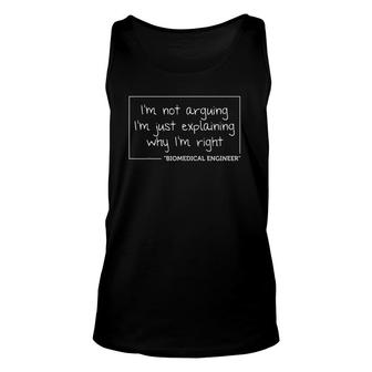 Biomedical Engineer Gift Funny Job Title Profession Unisex Tank Top | Mazezy