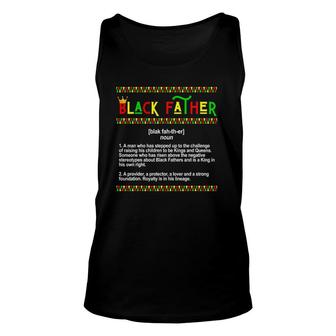 Mens Black Father Men Melanin King Husband Dad Juneteenth Kings Tank Top | Mazezy