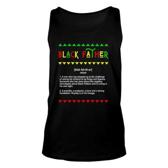 Mens Black Father Melanin King Husband Dad Men Juneteenth Kings Tank Top | Mazezy