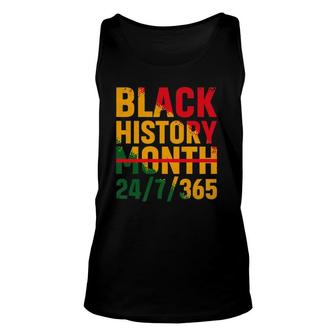 Black History Month 247365 Melanin Pride African American Unisex Tank Top | Mazezy