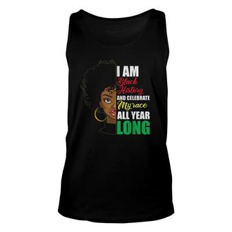 Black History Month For Women Black African American Unisex Tank Top | Mazezy