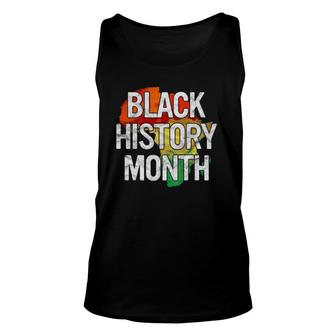 Black History Month Gift Black Pride Proud African American Unisex Tank Top | Mazezy DE