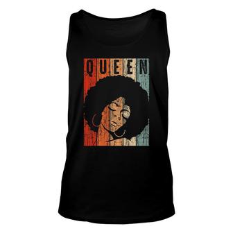Black Queen Empower Gift For Women Black History Month Unisex Tank Top - Thegiftio