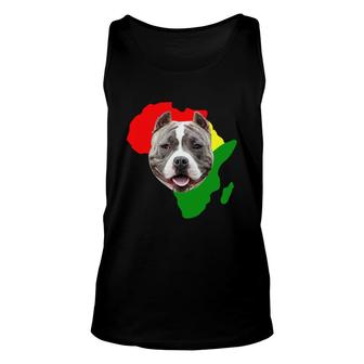 Black History Month African Map American Bully For Pet Lovers Proud Black Tank Top | Mazezy