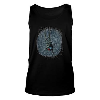 Black Widows Spider Arachnid Spider Web Unisex Tank Top | Mazezy